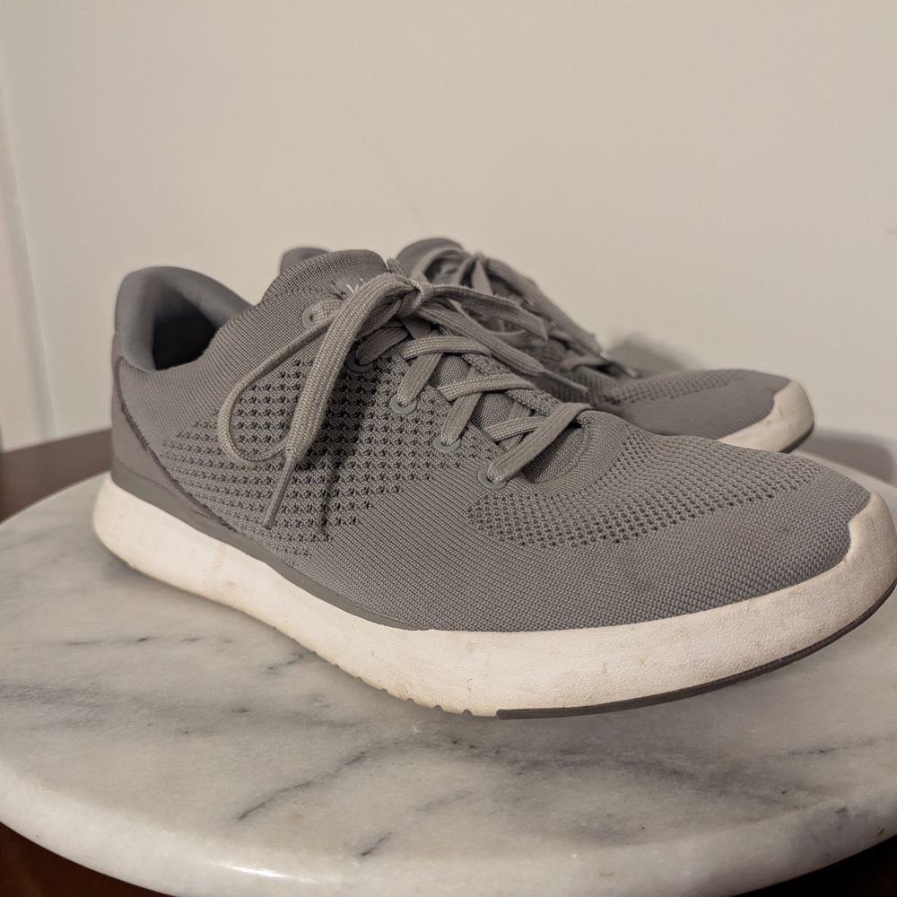 Kizok Men's Gray Athletic Shoes - Slip On - Mens 11